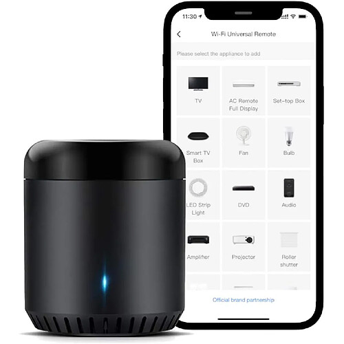 SANAG Smart Home Hub, Rm Mini3 Telecommande Universelle Intelligente Wifi Ir, Pour Tous Les Contrôleurs Infrarouges