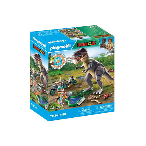 Playmobil® Explorateur avec moto et tyrannosaure