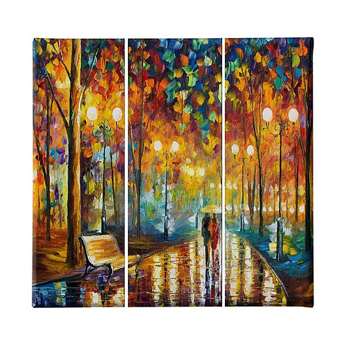 EPIKASA Impression sur Toile Sous la Pluie 2, Multicouleur, Polyester, 69x3x50 cm