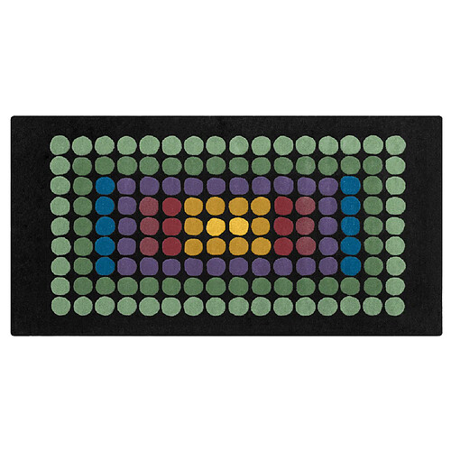 ICONIK INTERIOR Tapis Carré V8 200 cm Multicolore