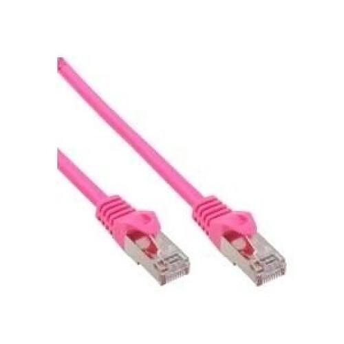 INLINE - Patch-Kabel - RJ-45 (M) - RJ-45 (M) - 2 m - S-FTP - ( Kategorie 5e ) - Pink