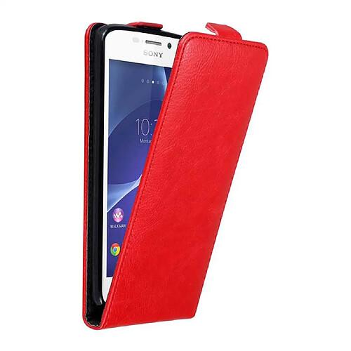 Cadorabo Coque Sony Xperia M2 / M2 AQUA Etui en Rouge