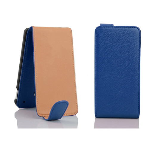 Cadorabo Coque HTC ONE MINI M4 Etui en Bleu