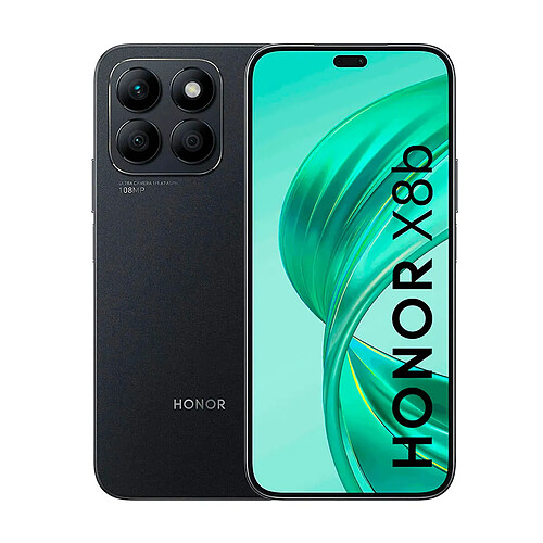 Honor X8b 8 Go/256 Go Noir (Midnight Black) Double SIM