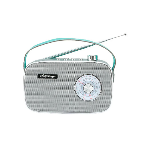 Radio Halterrego style rétro AM/FM, BT V5.0, lecteur USB et carte micro SD, 3w RMS, Aux IN et prise casque. Adaptateur ou port USB-C, Vert