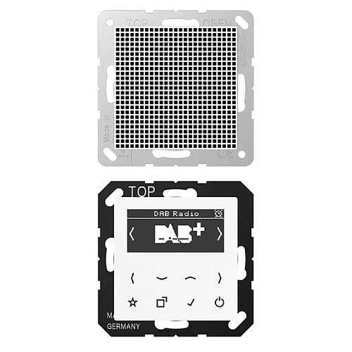 JUNG DABA1WW Smart Radio DAB+ Set Mono (DABA1WW)