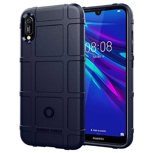 Wewoo Coque Étui de protection en silicone antichoc et robuste pour Huawei Enjoy 9e bleu