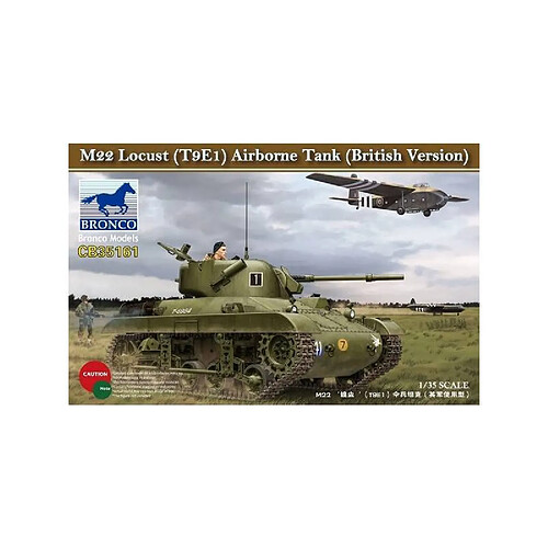 Bronco Models Maquette Char M22 Locust (t9e1) Airborne Tank (british Version)