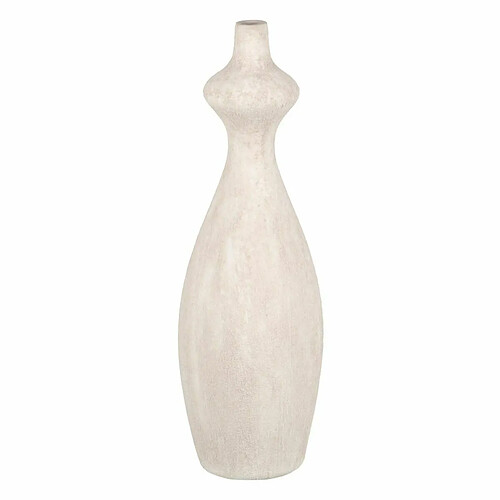 BigBuy Home Vase Crème Céramique Moderne 13 x 13 x 60 cm