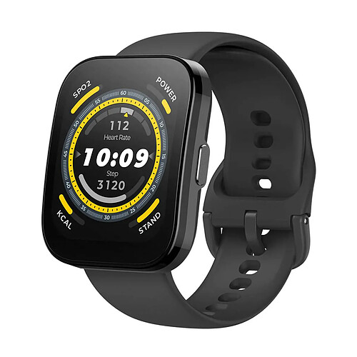 Amazfit Bip 5 46 mm Bluetooth Smartwatch Noir (Soft Black)