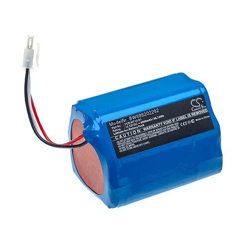 vhbw Batterie remplacement pour iClebo YCR-M07-20W, YCR-MT12-S1 pour aspirateur, robot électroménager (6800mAh, 14,52V, Li-ion)