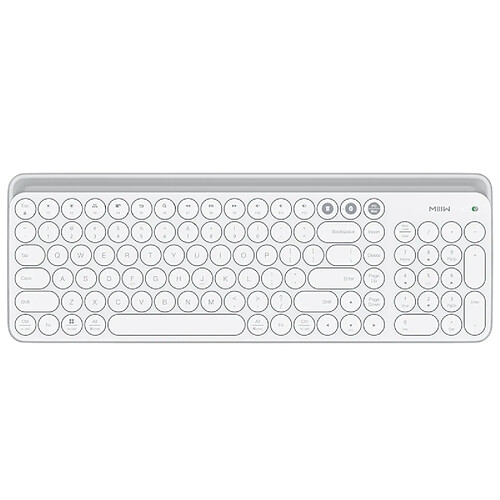 Wewoo Clavier d'origine Bluetooth Xiaomi MIIIW 104 touches + 2,4 GHz à double modes (Blanc)