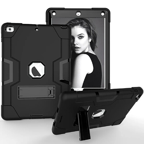 Coque en silicone tout noir pour votre Apple iPad 9.7