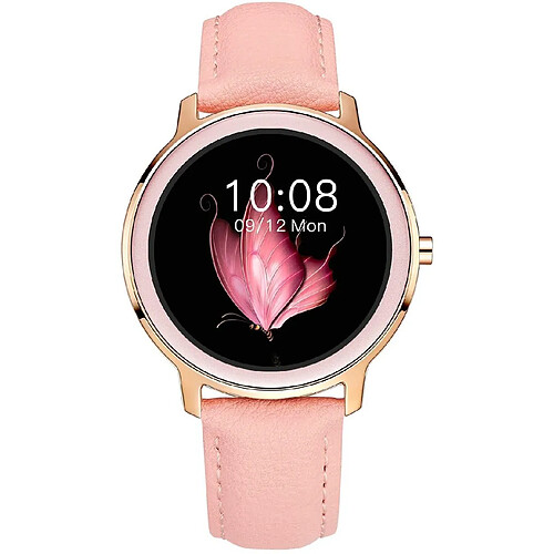 Chrono Montre Connectée Chronus R18 IP68 Étanche Femme-Rose