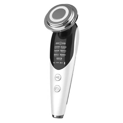 Chrono Instrument de beauté EMS masseur facial maison de massage facial(Blanc)