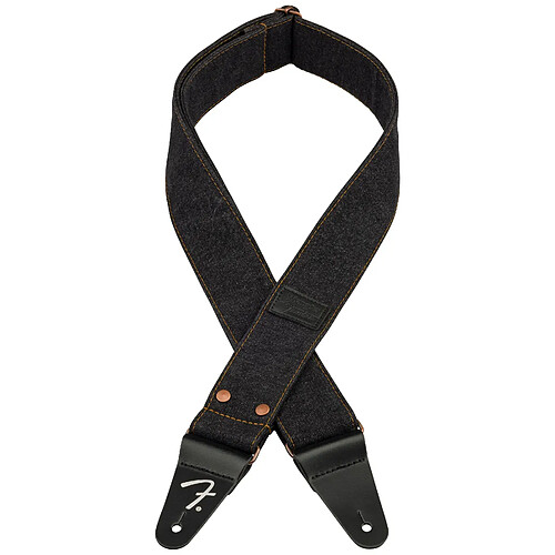 Wrangler Riveted Denim Strap Black Fender