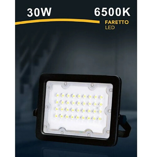 Tradex LED EXTERIEUR NOIR 30W IP65 6500K 4000K 3000K FS30W-N