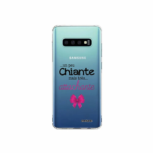 Evetane Coque Samsung Galaxy S10 Plus 360 intégrale avant arrière transparente