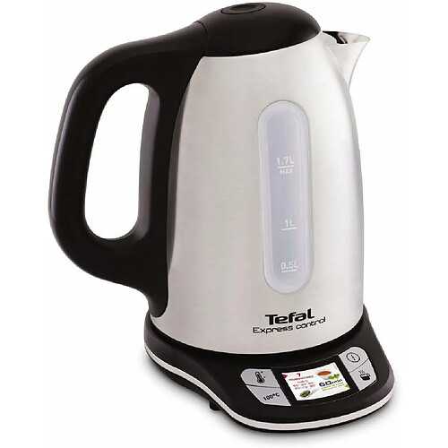 Tefal bouilloire électrique de 1,7L sans fil 2400W gris noir