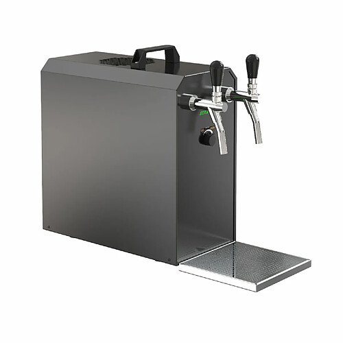 ich-zapfe Tireuse a biere STREAM 50 machine a biere, pompe a biere 2 lignes, 55 litres/h - BLACK EDITION