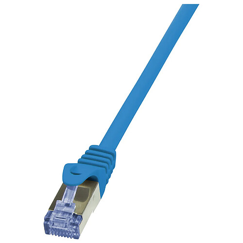 LogiLink Câble patch, Cat. 6A, S/FTP, 1,5 m, bleu ()