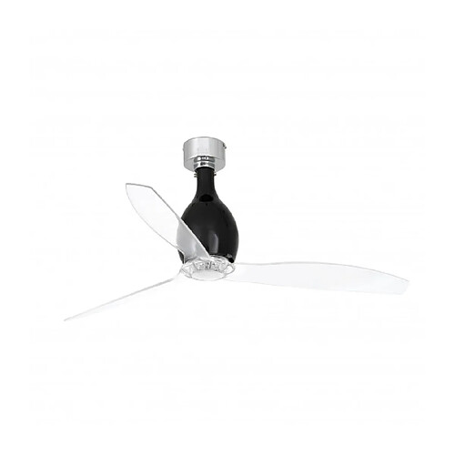 faro Ventilateur de plafond noir brillant Eter