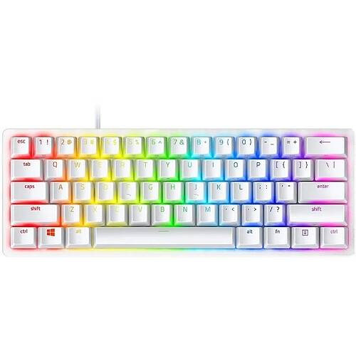 Clavier à commutateur optique linéaire Razer Huntsman Mini 60 % RVB (rouge) Us Mercury