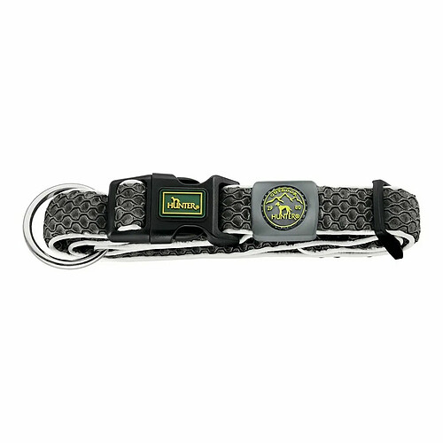 Collier pour Chien Hunter Plus Fil Taille L Anthracite (40-60 cm)