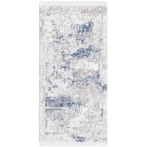 Hadorn Tapis 305x80 Bleu Davos Excellence