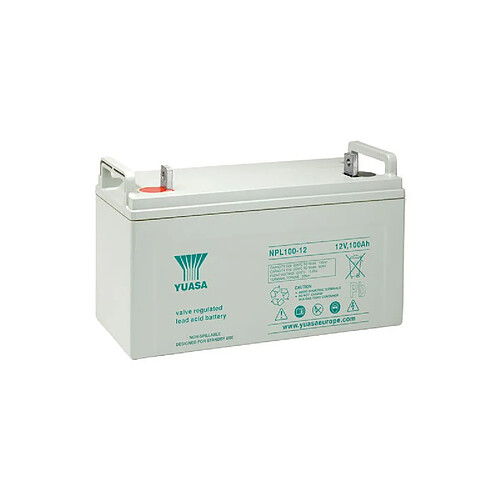 Batterie plomb étanche NPL100-12 Yuasa 12v 100ah