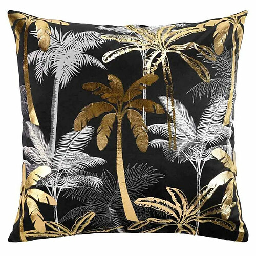 Paris Prix Housse de Coussin Feanor 60x60cm Noir & Or