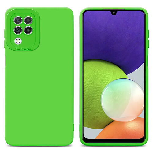 Cadorabo Coque Samsung Galaxy A22 4G Etui en Vert