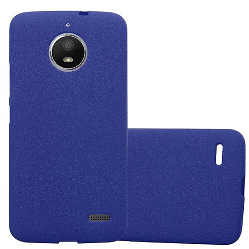 Cadorabo Coque Motorola MOTO E4 Etui en Bleu