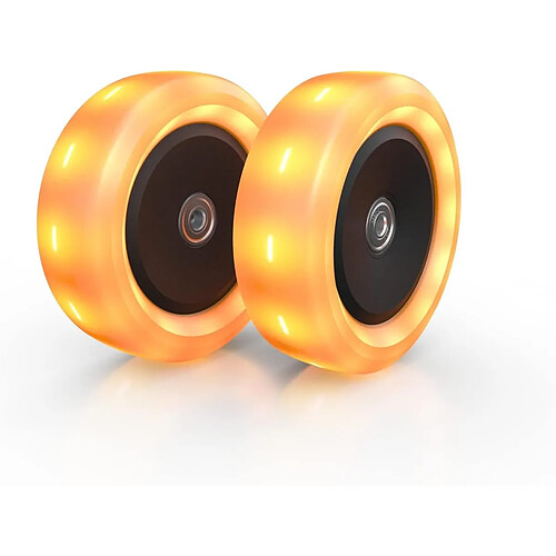 BERG Nexo Roues pour trottinette 120x40mm LED Orange