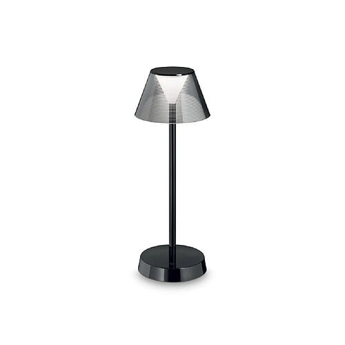 Ideal Lux Lampe de table d'extérieur LED intégrée 1 lumière noire 3000K IP44