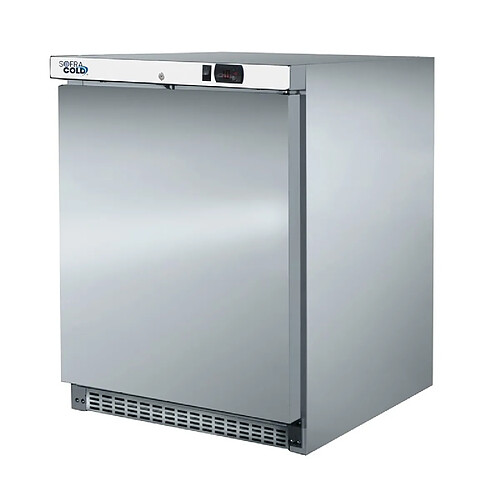 Armoire Réfrigérée Négative en Inox - Porte pleine - 200 L - Sofraca