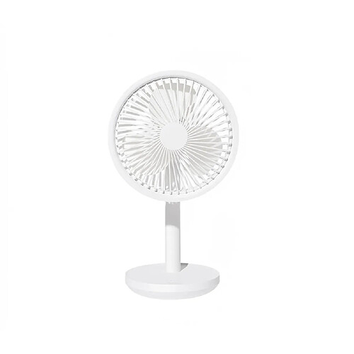 Universal Ventilateur de bureau à 60 degrés, hauteur de tête, vitesse du vent réglable, lampe électrique rechargeable, type 4000mAh