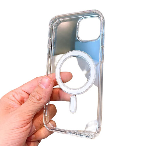 General Coque magnétique transparente pour iPhone 14 Aimant puissant [jamais jauni] [protection contre les chutes de qualité militaire] Compatible avec la protection Magsafe Couverture ultra-fine – Transparente