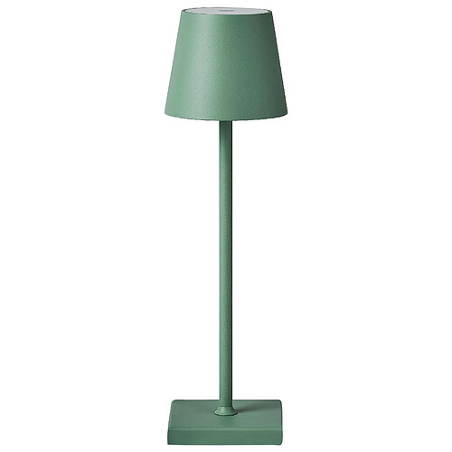 Beliani Lampe de table sans fil BACEIRO LED Métal Vert