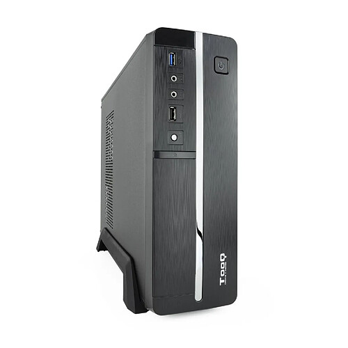 Boîtier ATX mini-tour avec alimentation TooQ TQC-3005U3 Slim USB 3.0 Noir 500 W