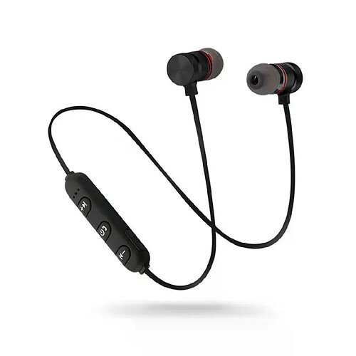 Casque de sport stéréo binaural sans fil Bluetooth, oreille suspendue, course, super longue veille, aspiration magnétique, tête suspendue au cou