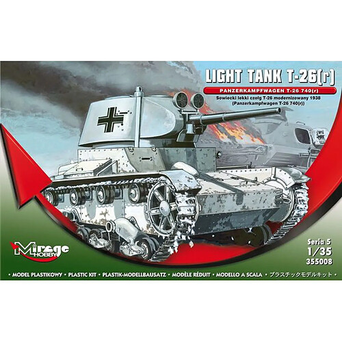 Light Tank T-26(r) Panzerkampfwagen T-26 740(r) Serie 5- 1:35e - Mirage Hobby