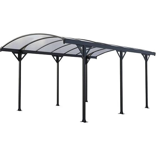 Habitat Et Jardin Carport voiture Protector - 15m² - 5.05 x 3 x 2,3 m