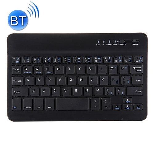 Wewoo Clavier QWERTY noir Mini sans fil portatif universel de Bluetooth, compatible avec tous les Smartphone / tablettes avec des fonctions de Bluetooth