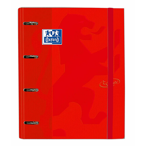 Oxford Reliure à Anneaux Europeanbinder Rouge
