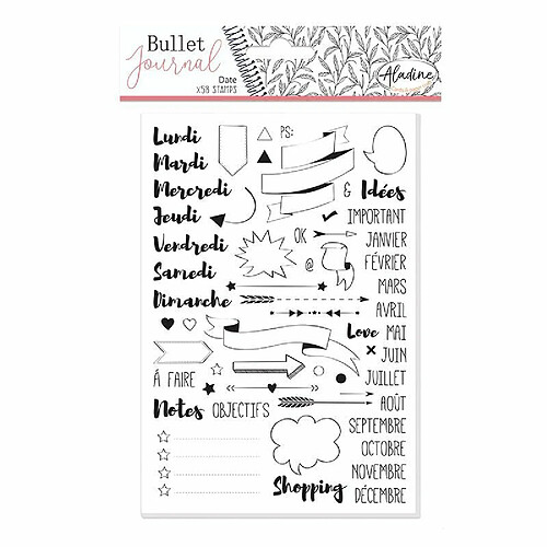 Aladine Tampons Agenda Dates