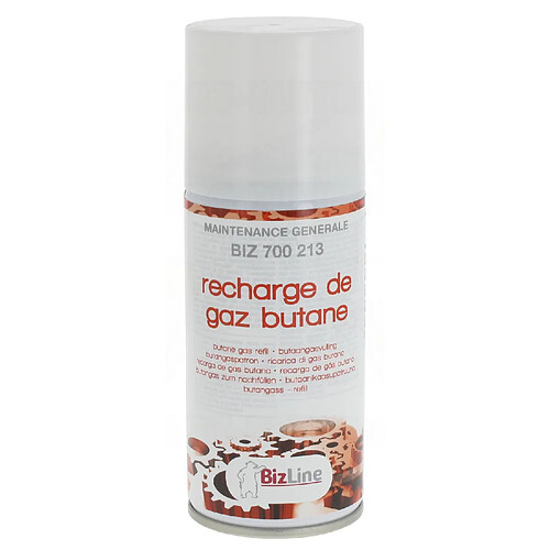 Bizline Recharge gaz butane pour fer à souder