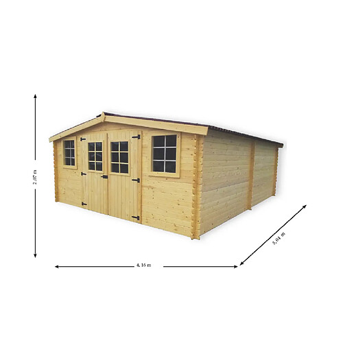 Habrita 5.04×4.16×2.07m - 20.97m²