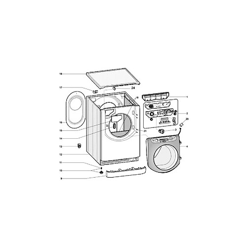 Ariston Hublot complet pour lave-linge