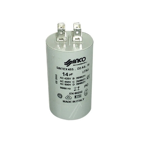 Thomson Condensateur lave-linge 14 µF - Fixation écrou